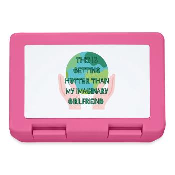 Stop global warming - Lunchbox - pink - Front