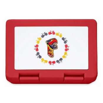Bicyclette E 202 F - Boîte à goûter - rouge - Devant