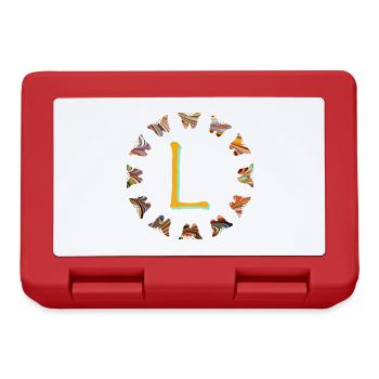 Papillons E 56 L - Boîte à goûter - rouge - Devant