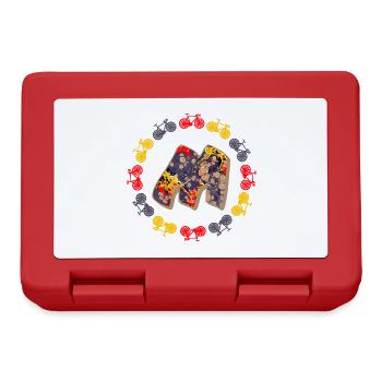 Vélo E 202 m - Boîte à goûter - rouge - Devant