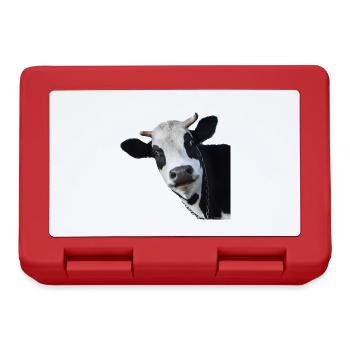 cow - Lunchbox - red - Front
