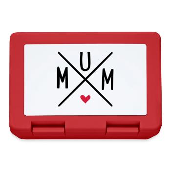 mum - Brotdose - Rot - Vorne