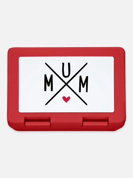 mum - Boîte à goûter - rouge