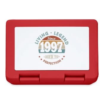 Legende geboren 1997 Geburtstagsgeschenk 24 Jahre - Brotdose - Rot - Vorne