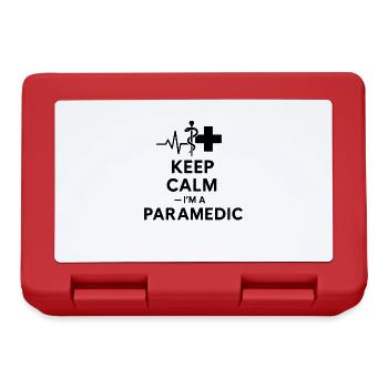 Paramédic Keep Calm - Boîte à goûter - rouge - Devant