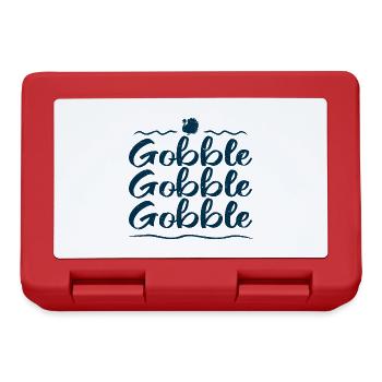 Gobble Gobble Gobble - Brotdose - Rot - Vorne