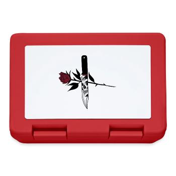 Rose & Couteau - Boîte à goûter - rouge - Devant