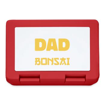 Father Bonsai Papa Father's Day Gift - Lunchbox - red - Front