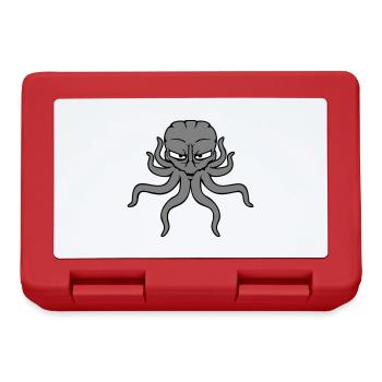 Octopus Octopus Octopus Squid Alien Alien - Lunchbox - red - Front