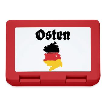 Osten DDR Ostdeutschland - Brotdose - Rot - Vorne