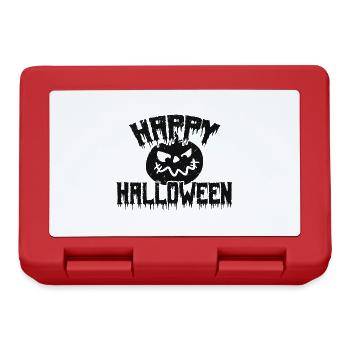 Fröhliches Halloween - Brotdose - Rot - Vorne