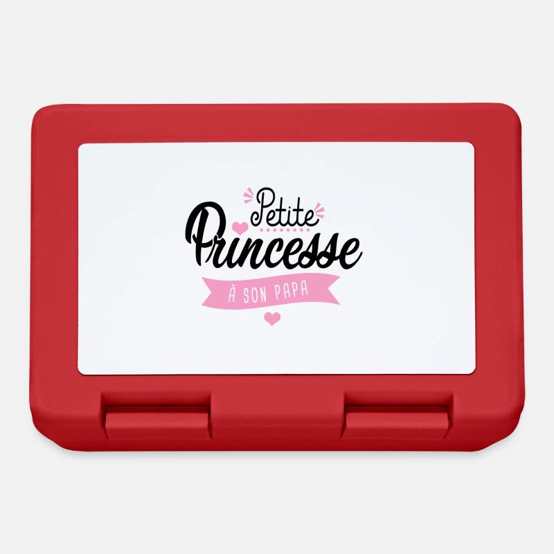 petite princesse à son papa cadeau naissance bébé - Boîte à goûter - rouge