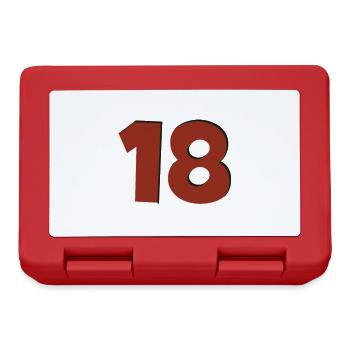 18 red - Lunchbox - red - Front
