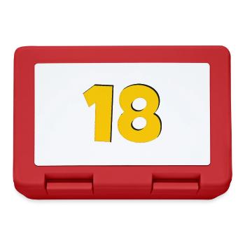 18 - Brotdose - Rot - Vorne