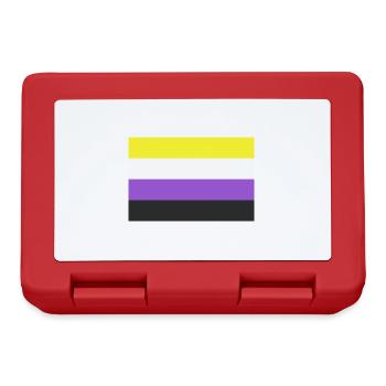 LGBT Non-binary - Lunchbox - red - Front