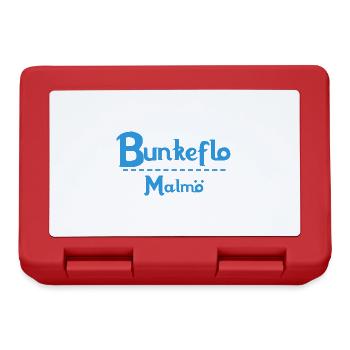 Centrum Malmö – Blue Text Design - Lunchbox - red - Front