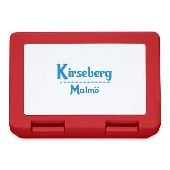Kirseberg – Malmö Sky Blue Design - Lunchbox - red - Front