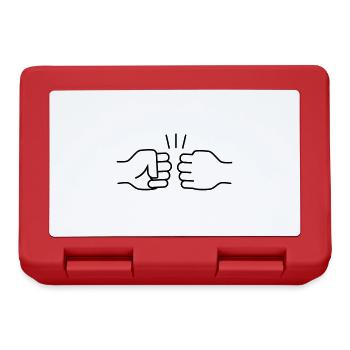 fistbump3 - Brotdose - Rot - Vorne