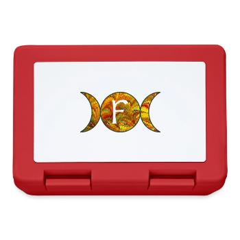 Moon phases E 38 f - Lunchbox - red - Front