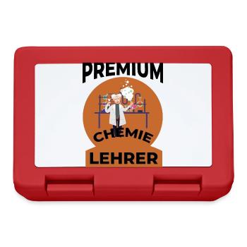 Chemistry Teacher - Lunchbox - red - Front