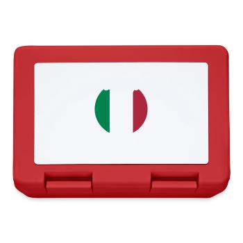Ich brauche keine Therapie ich muß nach Italien - Brotdose - Rot - Vorne