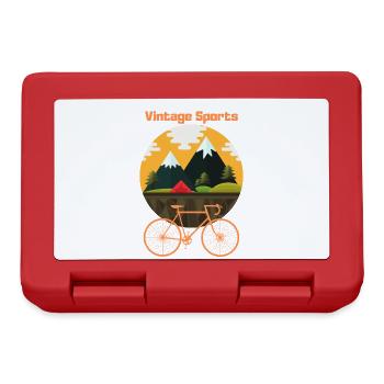 Vintage Sports - Vélo - Cyclisme - Boîte à goûter - rouge - Devant