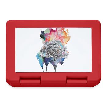 Explosion of color - Lunchbox - red - Front
