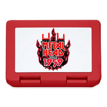 METALHEAD since 1959 - Brotdose - Rot - Vorne