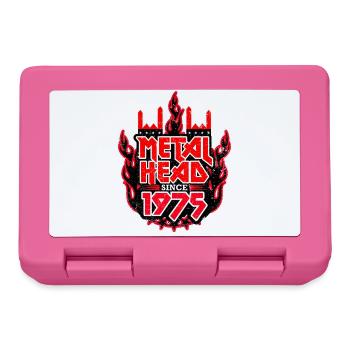 METALHEAD since 1975 - Lunchbox - pink - Front