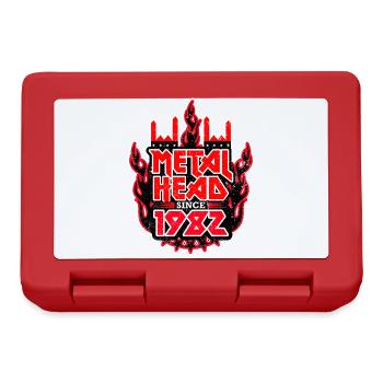 METALHEAD since 1982 - Lunchbox - red - Front
