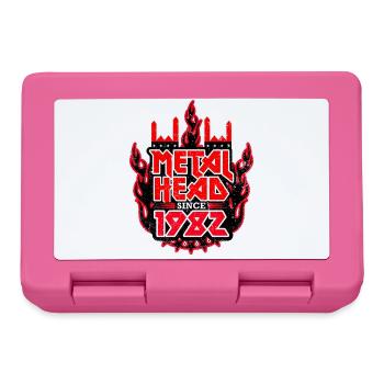 METALHEAD since 1982 - Lunchbox - pink - Front