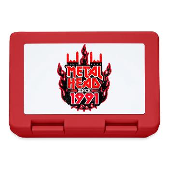 METALHEAD since 1991 - Brotdose - Rot - Vorne