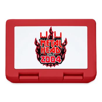 METALHEAD since 2004 - Lunchbox - red - Front