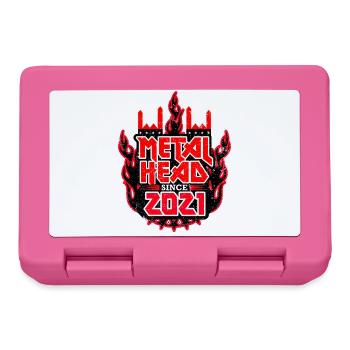 METALHEAD since 2021 - Brotdose - Pink - Vorne