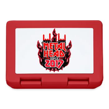 METALHEAD since 2017 - Lunchbox - red - Front