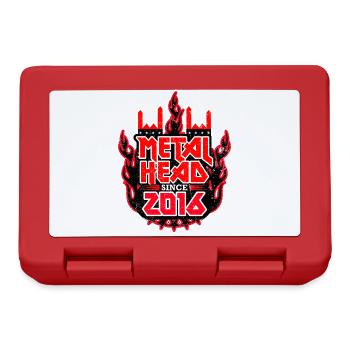METALHEAD since 2016 - Lunchbox - red - Front