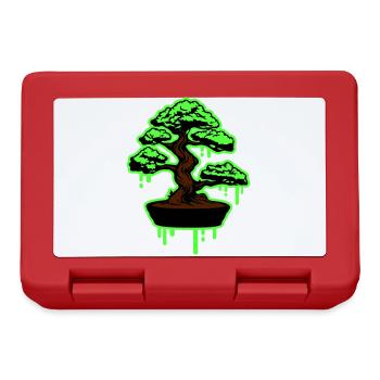 Symbole du bonsaï de l’arbre - Boîte à goûter - rouge - Devant