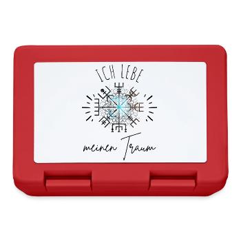 Wegweiser Motivation - VEGVISIR - Brotdose - Rot - Vorne