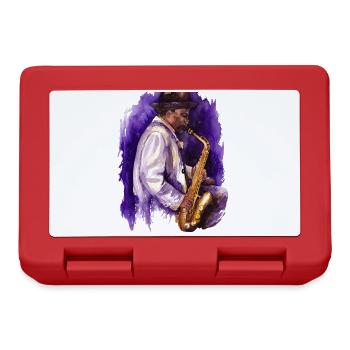 saxo - Boîte à goûter - rouge - Devant