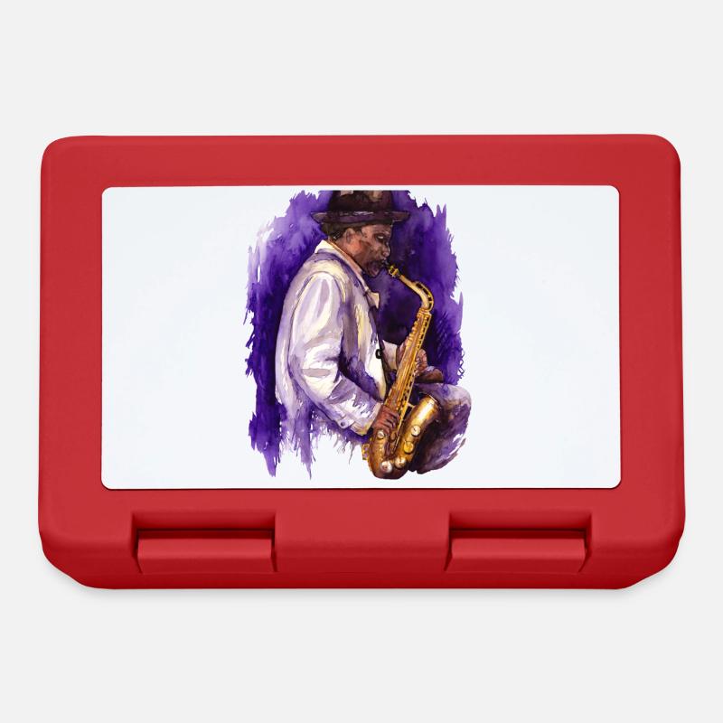 sax - Lunchbox - red