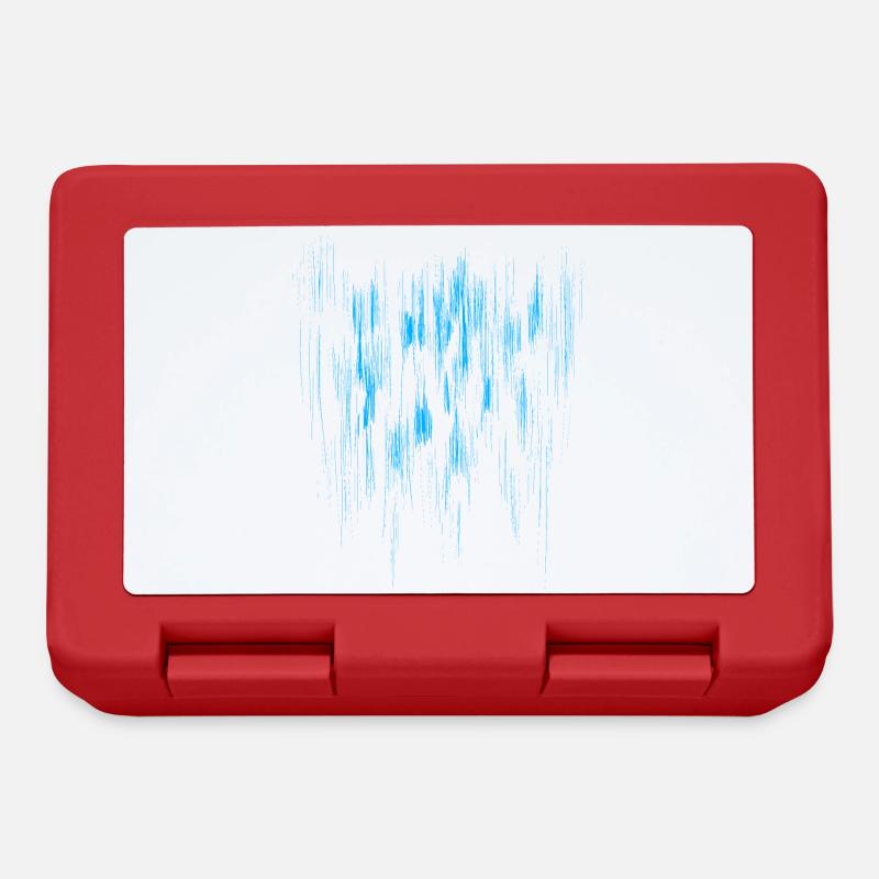Fond Abstrait / BLEU - Boîte à goûter - rouge