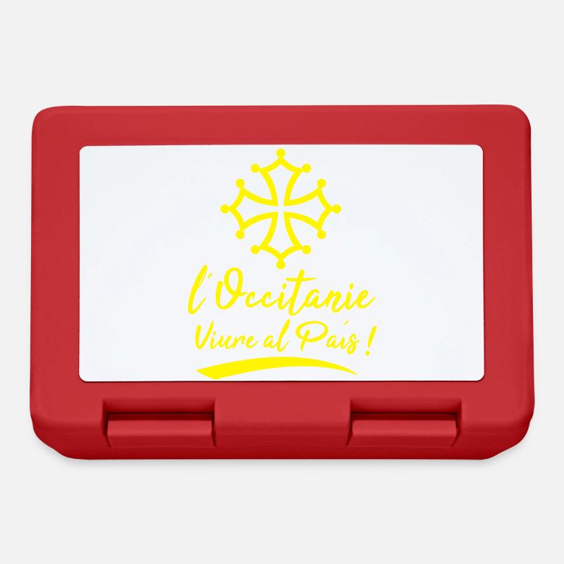 Occitanie, Viure al País ! - Boîte à goûter - rouge