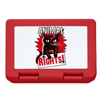 DROITS DES ANIMAUX - Boîte à goûter - rouge - Devant