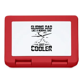 Glider Glider Gliding Glider Pilot Cadeau - Boîte à goûter - rouge - Devant