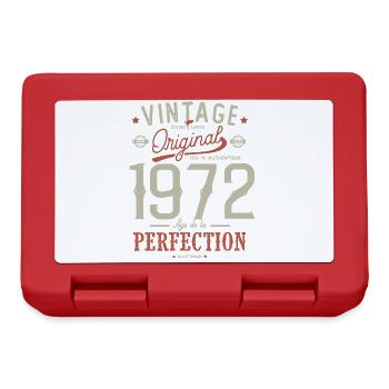 Age of Perfection 1972 Anniversary 51 Years - Lunchbox - red - Front