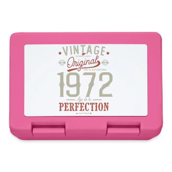 Age of Perfection 1972 Anniversary 51 Years - Lunchbox - pink - Front
