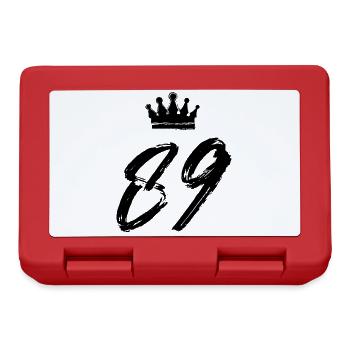 89 Number crown - Lunchbox - red - Front