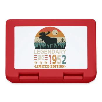 1952 legendary anniversaire né en 1952 - Boîte à goûter - rouge - Devant