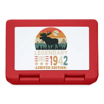 1942 legendary anniversaire né en 1942 - Boîte à goûter - rouge - Devant