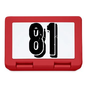81 number jersey - Lunchbox - red - Front